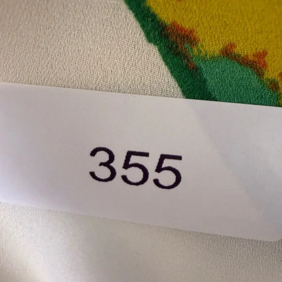 Women’s tropical print pullover dress elastic waist button front detail XL - Picture 11 of 11